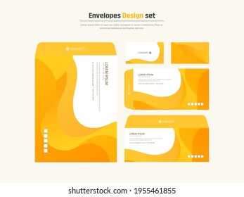 Highly utilized envelope and business card design 

