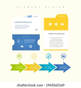 Highly utilized web element infographic 