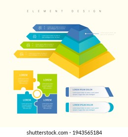 Highly utilized web element infographic 