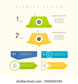 Highly utilized web element infographic 