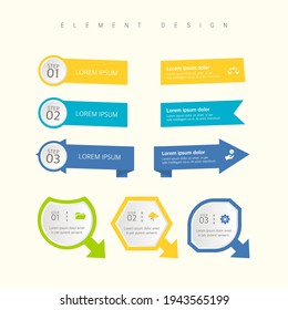 Highly utilized web element infographic 