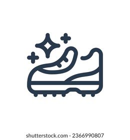 High-Performance Cricket Shoes vector icon illustration