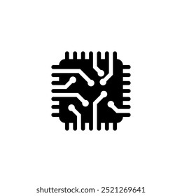 High-Performance Processor Icon for Cutting-Edge Technology