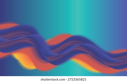 Fundo de movimento fluido 3D de alta qualidade com ondas líquidas suaves e um gradiente de cor profundo. Esse design dinâmico é ideal para landing pages, apresentações digitais, marcas de luxo e anúncios de tecnologia futurista.