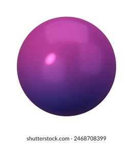 Ilustración de esfera 3D de alta calidad. Orbe vibrante, brillante y transparente en colores pastel violeta. Perfecto para diseños modernos y geométricos. Vector versátil para proyectos de arte, Web y gráficos