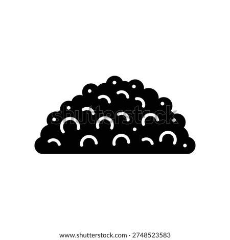 High-quality black caviar on a white background, symbolizing luxury and gourmet cuisine.