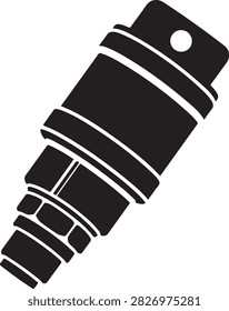 High-quality black and white close-up of a camera lens with focus and zoom rings