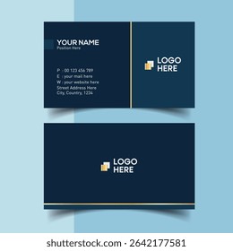 High-Quality Business Card Template for Printing. Modern Professional Business Card Template.