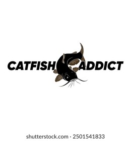 High-Quality Catfish Vector for Passionate Anglers