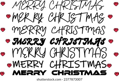 High-quality 'Christmas wishing font design set' skillfully crafted from original illustrations, available for download to enhance your editing projects. Highly recommended .