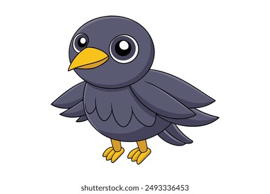 High-quality crow vector illustration and clipart for print and digital projects.
