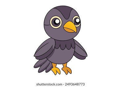 High-quality crow vector illustration and clipart for print and digital projects.
