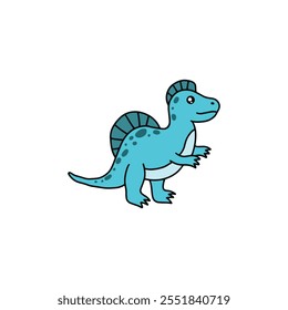 High-Quality Cute Dinosaur Cartoon Art for Classroom Decor and Learning Resources