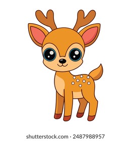 High-quality deer vector illustrations, including cartoons, clipart, and line art designs, perfect for print-ready graphics