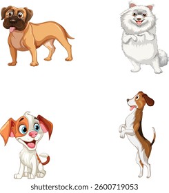 High-quality dog vector illustrations, perfect for logos, branding, and designs. Scalable, customizable, and ideal for creative projects. Download now