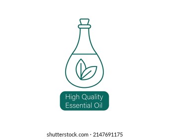 high-quality essential oil icon vector illustration 