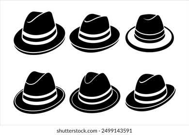 High-Quality Fedora Hat Vector Art for Designers