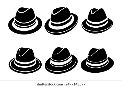 High-Quality Fedora Hat Vector Art for Designers