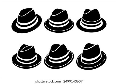 High-Quality Fedora Hat Vector Art for Designers