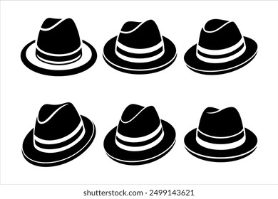 High-Quality Fedora Hat Vector Art for Designers