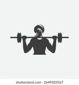 High-quality fitness training silhouette vector perfect for gym, workout, and exercise designs. Ideal for posters, t-shirts, ads, and social media content.