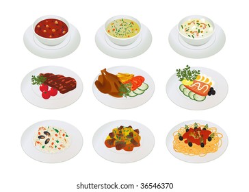 High-quality food illustration