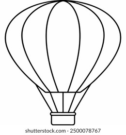  es un archivo de Diseño gráfico de alta calidad con una ilustración detallada de un globo aerostático.