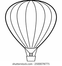  es un archivo de Diseño gráfico de alta calidad con una ilustración detallada de un globo aerostático.