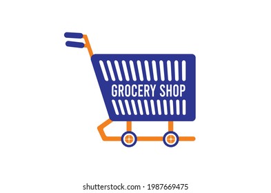 High-Quality Grocery and Delivery Logo Design Vector grocery icon