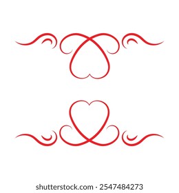 Hochwertiges Herz-Vektordesign, Vektorgrafik