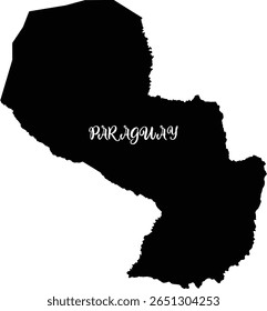 Ilustración de alta calidad con el mapa de Paraguay combinado con los Elementos de la bandera nacional. Ideal para materiales educativos, presentaciones, infografías y diseños patrióticos