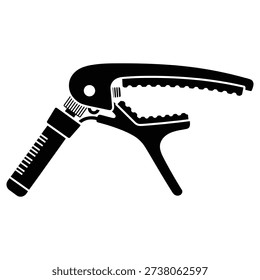 High-quality image of black and white striped pliers with sharp jaws, isolated on a clean white background, ideal for DIY, repair, and tool-related projects.