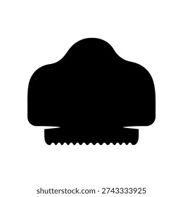 High-quality image of a sleek black car steering wheel with a modern design, isolated on a clean white background, ideal for automotive and business projects.