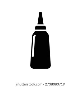 High-quality image of a sleek black dropper bottle, ideal for skincare, essential oils, or medical product branding and packaging design.