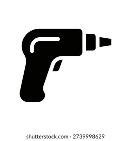 High-quality image of a sleek black electric power drill with ergonomic grip, perfect for home improvement, construction, and professional tool projects.