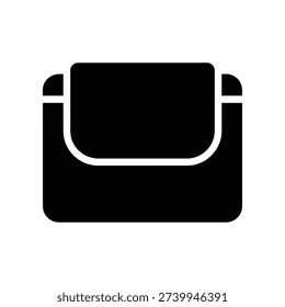 High-quality image of a sleek black leather handbag with white stitching, isolated on a pure white background, perfect for fashion, e-commerce, and advertising projects.