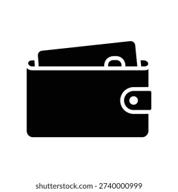 High-quality image of a sleek black leather wallet holding two credit cards, showcasing minimalist design and professional elegance for financial and business use.