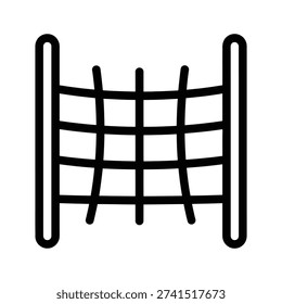 High-quality image of a sleek black metal grid fence panel with vertical bars, isolated on white, ideal for security, architecture, and modern design projects.