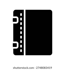 High-quality image of a sleek black smartphone displaying a blank screen, perfect for tech, business, and digital marketing projects.