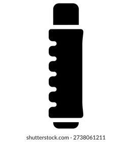High-quality image of a sleek black USB flash drive standing upright on a clean white background, ideal for tech, data storage, and digital concepts.