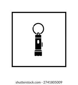 High-quality image of a sleek black USB flash drive keychain with a silver ring, perfect for tech, data, and digital storage concepts.