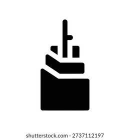 High-quality image of a sleek white USB flash drive standing upright on a solid black background, ideal for tech, data storage, and digital marketing projects.