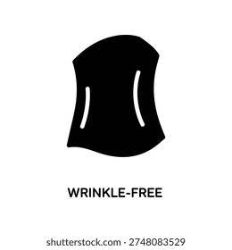High-quality image of a smooth, wrinkle-free black sleeveless top with clean lines and professional lighting for commercial use.