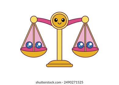 High-quality justice scales vector illustration for versatile print ables and designs