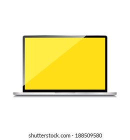 High-quality laptop screen.