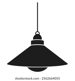 High-quality line art illustration of a reading lamp silhouette, perfect for icons, logos, and clipart. Ideal for creative projects