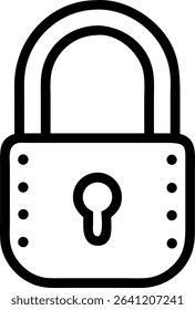 A high-quality lock icon design, perfect for security applications or websites. This image features lock, icon, security, symbol, vector.