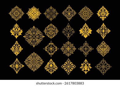 High-quality luxury damask ornament vector pattern. Perfect for textiles, wallpapers, and elegant branding. Seamless, detailed, and ideal for vintage-inspired projects.
