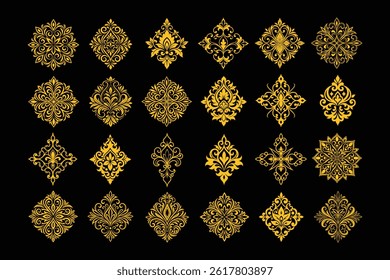 High-quality luxury damask ornament vector pattern. Perfect for textiles, wallpapers, and elegant branding. Seamless, detailed, and ideal for vintage-inspired projects.