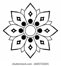 High-Quality Mandala Illustration for Wallpaper